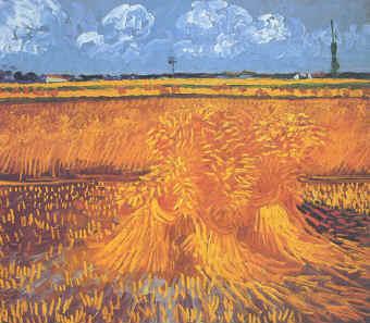 Vincent Van Gogh Wheatfields With Cypress at Arles Spain oil painting art